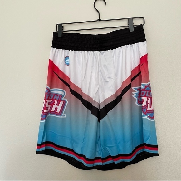 NWT Houston push branded basketball shorts sz.L white version - Picture 1 of 3